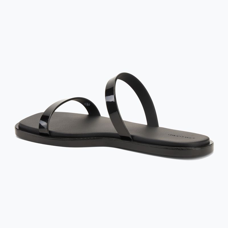 Calvin Klein women's flip-flops HW0HW02417 Double Bar Slide - Jelly black 3