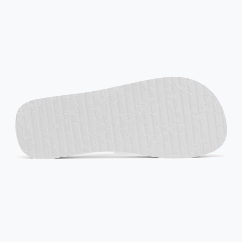 Women's Calvin Klein YW0YW01830 Beach Sandal Flatform Tpu bright white/black flip flops 4