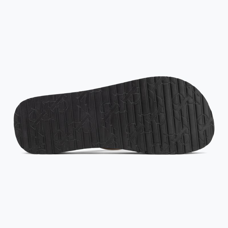Women's Calvin Klein YW0YW01830 Beach Sandal Flatform Tpu black/bright white flip flops 4