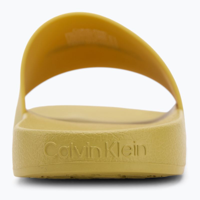 Calvin Klein men's flip-flops HM0HM00455 Pool Slide Rubber avocado oil 6