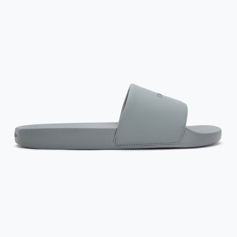 Calvin Klein men's flip-flops HM0HM01754 Pool Slide Ck Square granite road 2