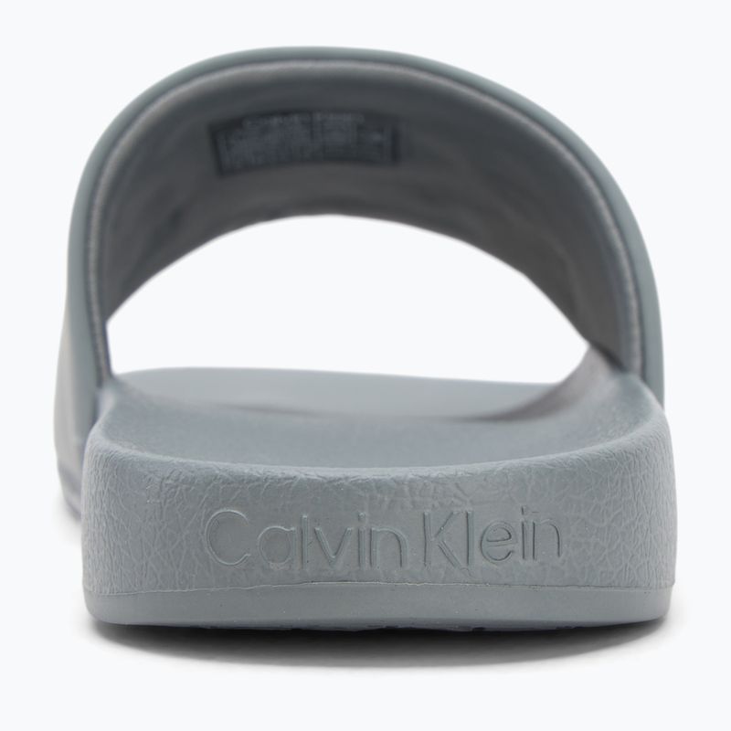 Calvin Klein men's flip-flops HM0HM01754 Pool Slide Ck Square granite road 6