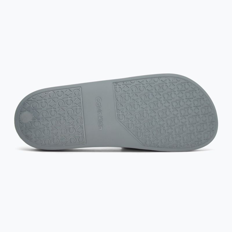 Calvin Klein men's flip-flops HM0HM00455 Pool Slide Rubber granite road 4