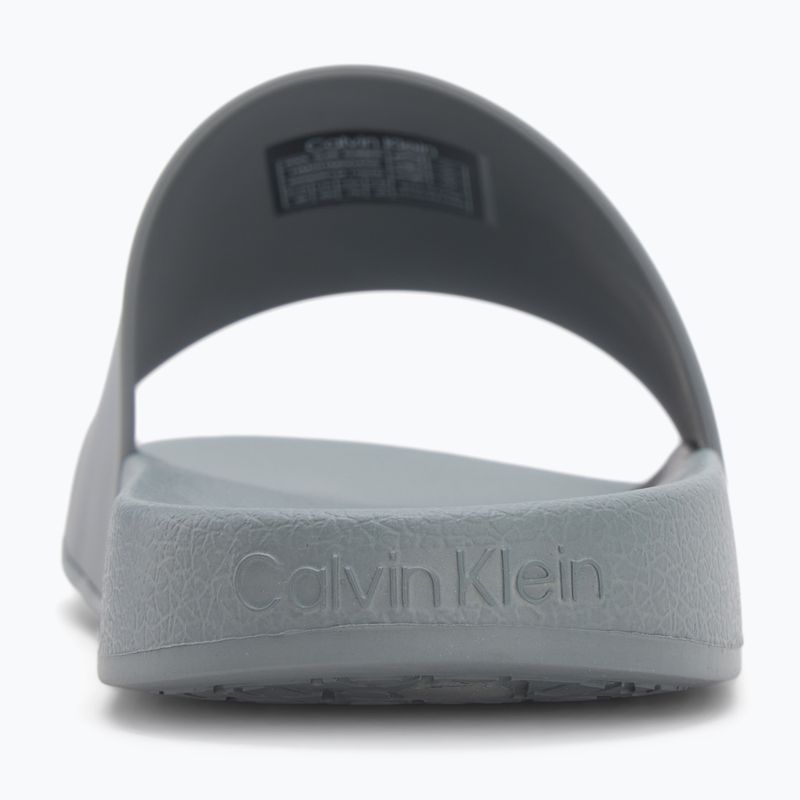 Calvin Klein men's flip-flops HM0HM00455 Pool Slide Rubber granite road 6