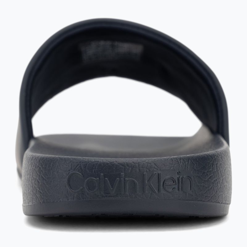 Calvin Klein men's flip-flops HM0HM01754 Pool Slide Ck Square navy 6