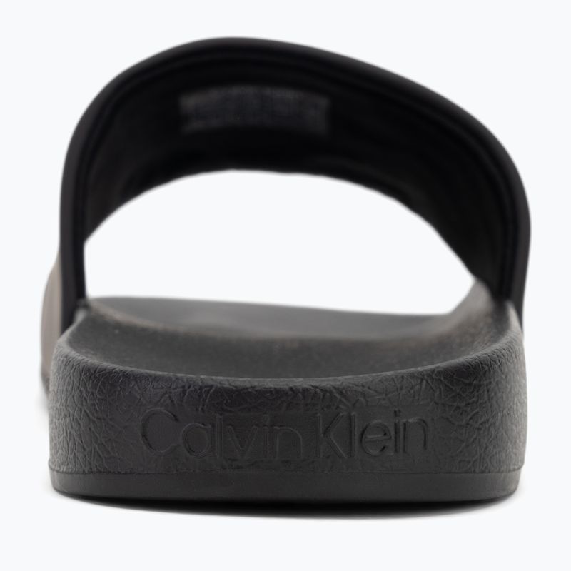 Calvin Klein men's flip-flops HM0HM01754 Pool Slide Ck Square black 6
