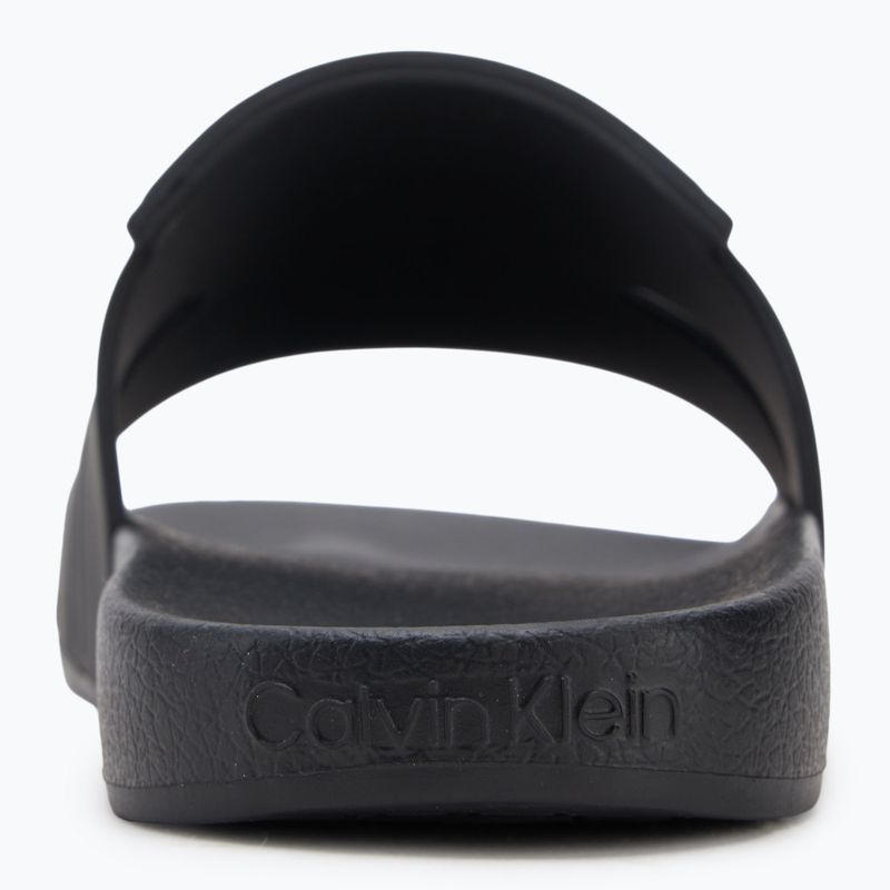 Calvin Klein men's flip-flops HM0HM01752 Pool Slide Double T black 6