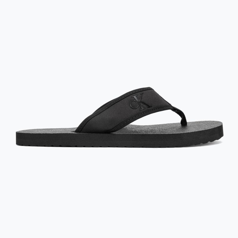 Men's Calvin Klein YM0YM01235 Thong+ Cv triple black flip flops 2