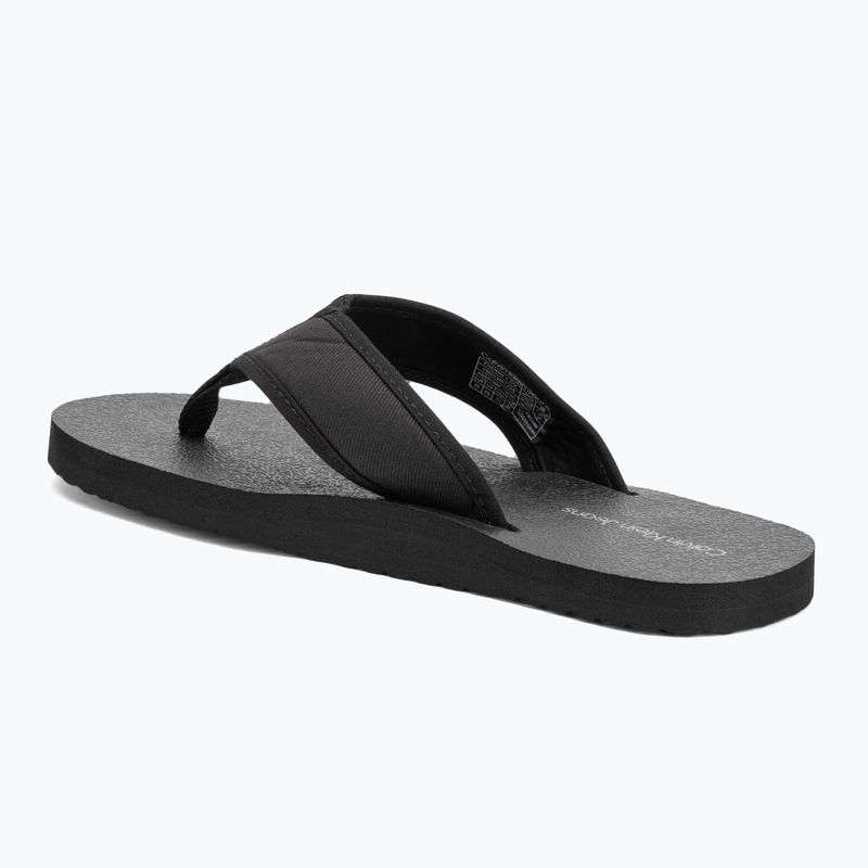 Men's Calvin Klein YM0YM01235 Thong+ Cv triple black flip flops 3