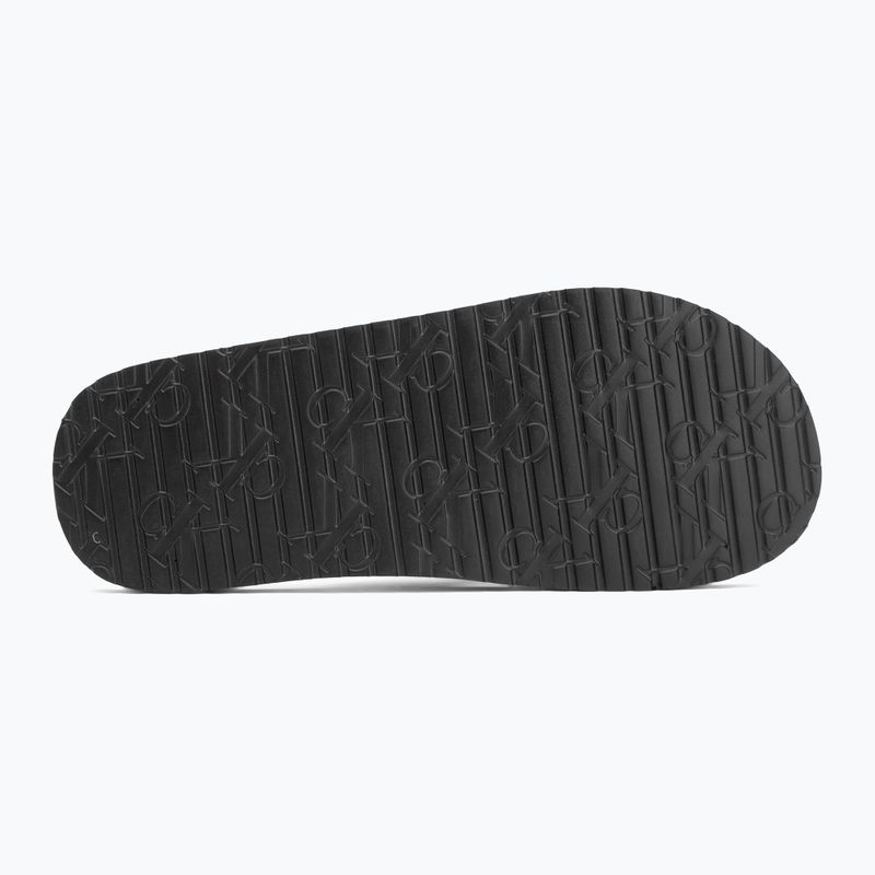 Men's Calvin Klein YM0YM01235 Thong+ Cv triple black flip flops 4