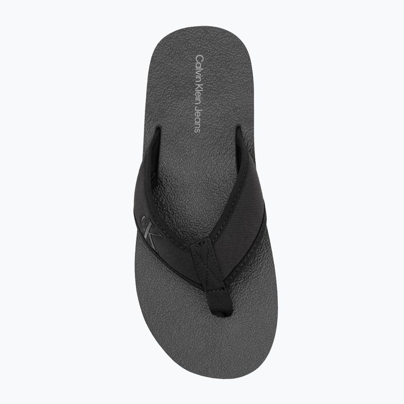 Men's Calvin Klein YM0YM01235 Thong+ Cv triple black flip flops 5