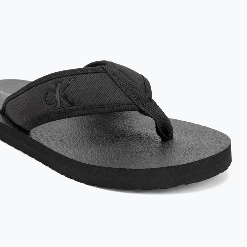 Men's Calvin Klein YM0YM01235 Thong+ Cv triple black flip flops 7