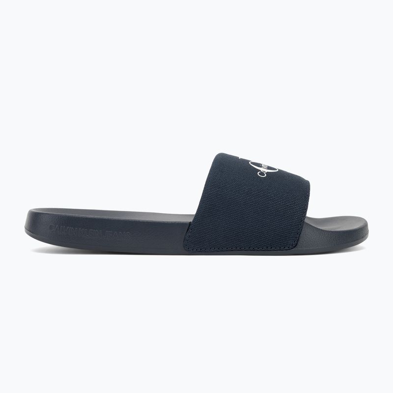 Men's Calvin Klein YM0YM01271 Slide Monogram Cv triple calvin navy flip-flops 2