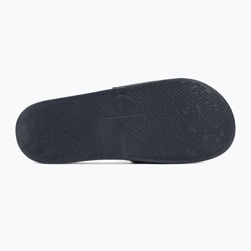 Men's Calvin Klein YM0YM01271 Slide Monogram Cv triple calvin navy flip-flops 4