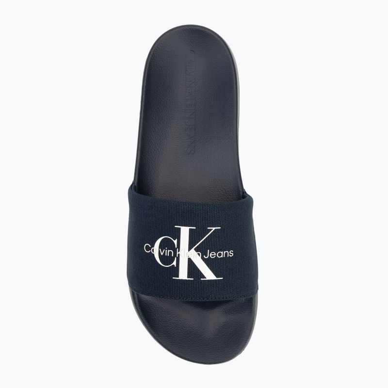 Men's Calvin Klein YM0YM01271 Slide Monogram Cv triple calvin navy flip-flops 5
