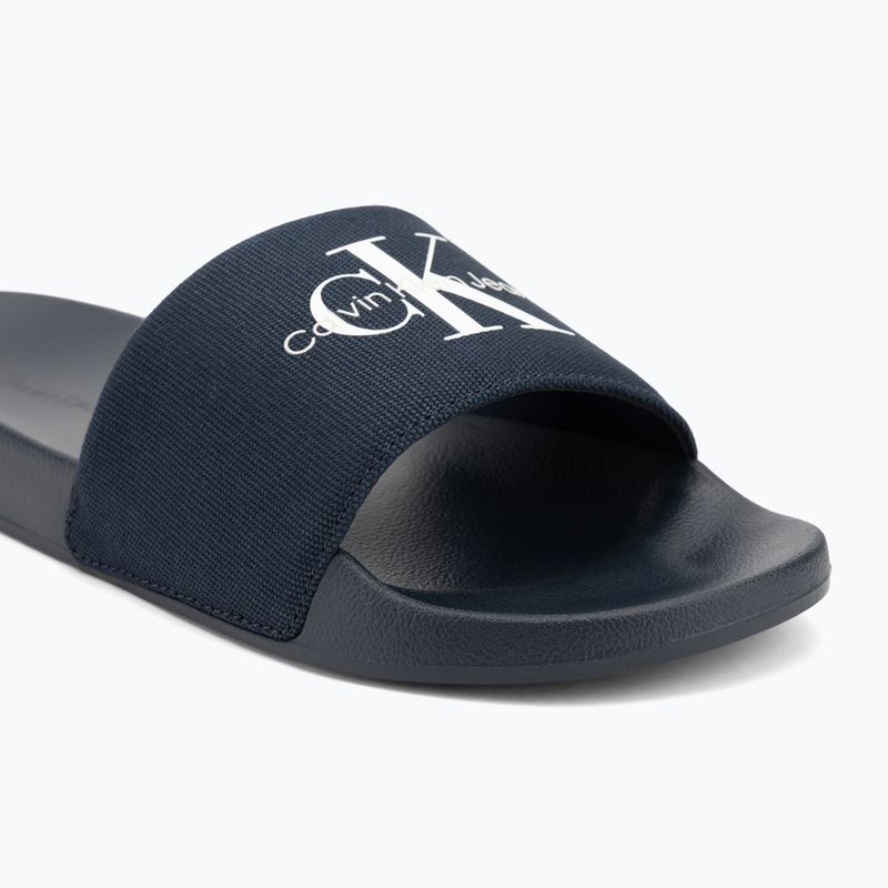 Men's Calvin Klein YM0YM01271 Slide Monogram Cv triple calvin navy flip-flops 7