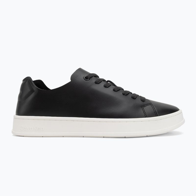 Calvin Klein men's shoes HM0HM01723 Low Top Lace Up Unlined Lth ck black 2