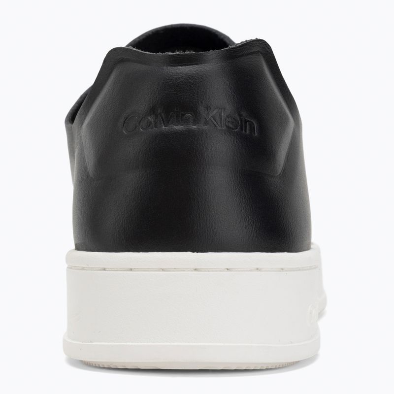Calvin Klein men's shoes HM0HM01723 Low Top Lace Up Unlined Lth ck black 6