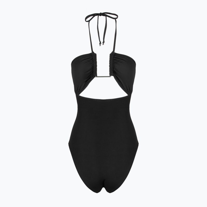 Women's one-piece swimsuit Calvin Klein KW0KW02813 Ck Wire Plunge One Piece-RP pvh black 2