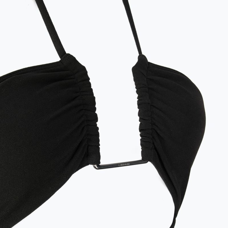 Women's one-piece swimsuit Calvin Klein KW0KW02813 Ck Wire Plunge One Piece-RP pvh black 3