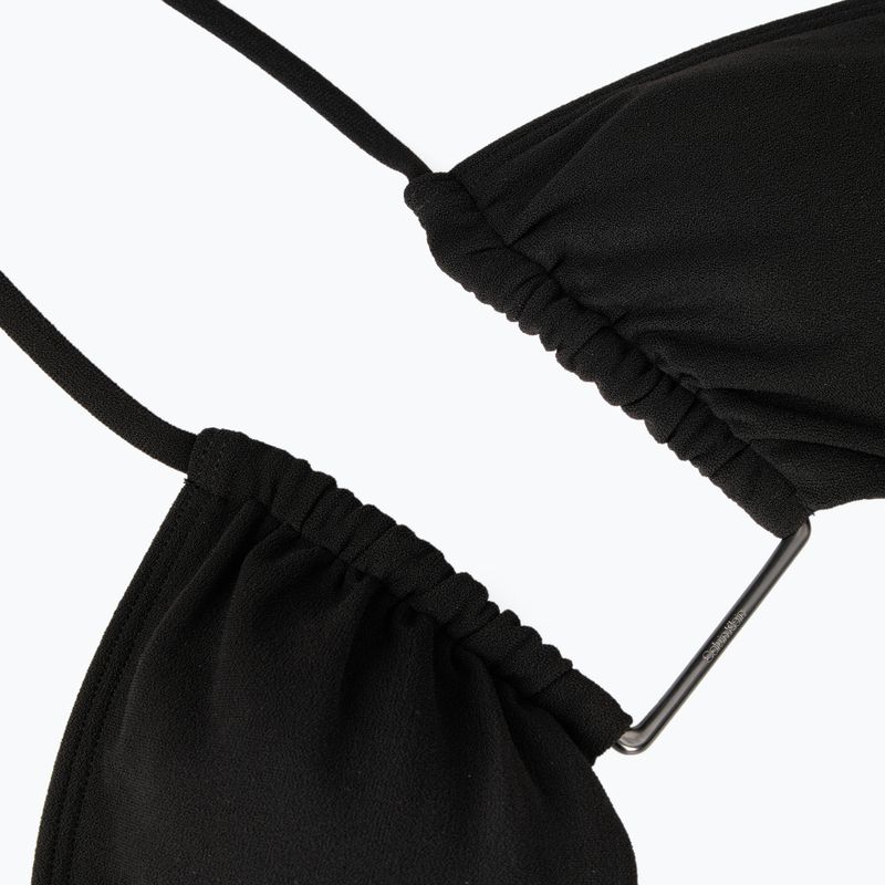 Women's one-piece swimsuit Calvin Klein KW0KW02813 Ck Wire Plunge One Piece-RP pvh black 4