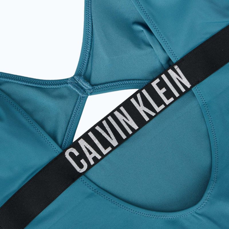 Calvin Klein women's swimsuit KW0KW02746 Intense Power One Piece Fashion Fit storm blue 4