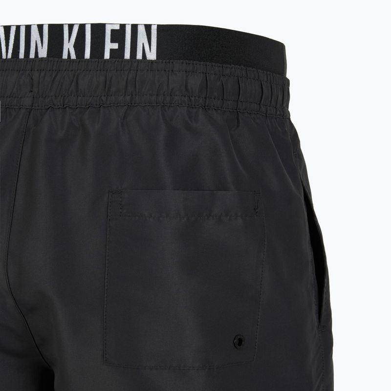 Men's Calvin Klein KM0KM01093 Intense Power Medium Double WB pvh black swim shorts 4