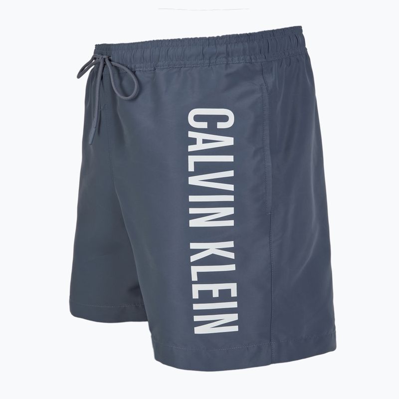 Men's Calvin Klein swim shorts KM0KM01092 Intense Power Medium Drawstring grisaille 3