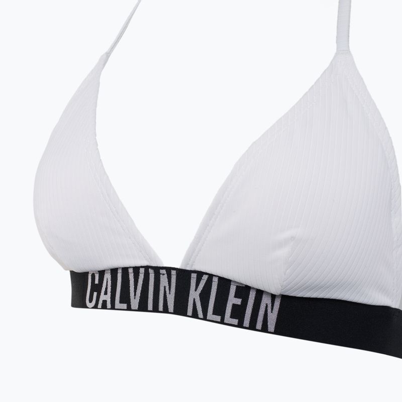 Calvin Klein swimsuit top KW0KW02750 Intense Power Rib Triangle-RP brilliant white 3