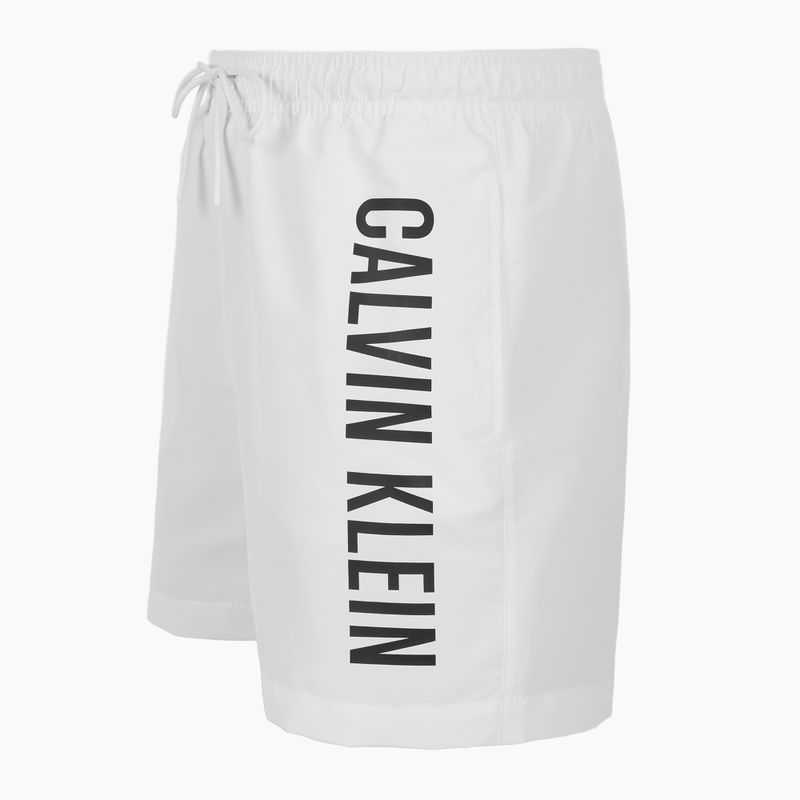 Men's Calvin Klein swim shorts KM0KM01092 Intense Power Medium Drawstring pvh classic white 3