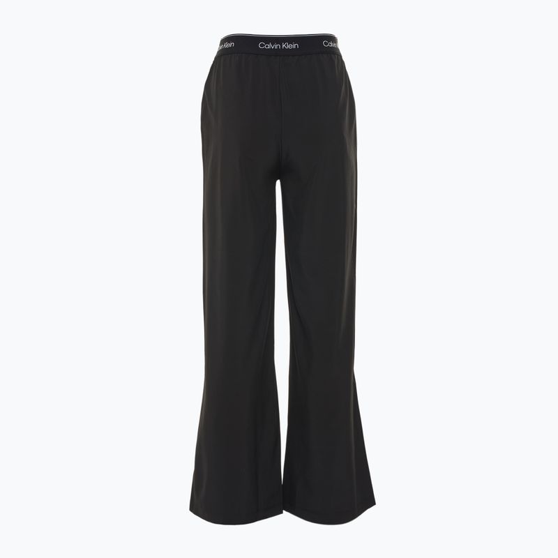 Women's trousers Calvin Klein Wide Leg black 2