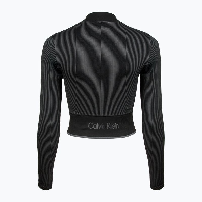 Women's sweatshirt Calvin Klein 00GWS4J406 Seamless black 2