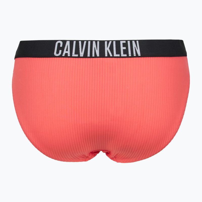 Calvin Klein swimsuit bottom KW0KW02752 Intense Power Rib Bikini dazzling coral 2