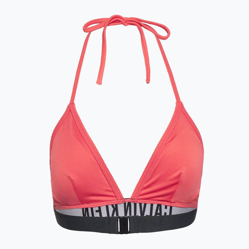 Calvin Klein swimsuit top KW0KW02750 Intense Power Rib Triangle-RP dazzling coral 2