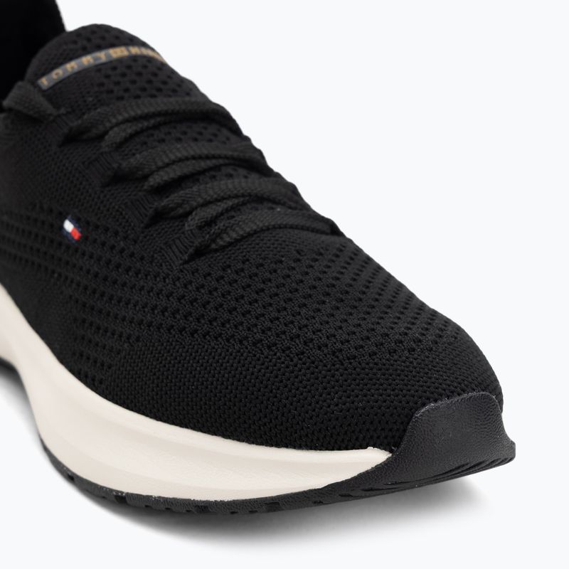 Tommy Hilfiger women's Knit Runner black shoes 7