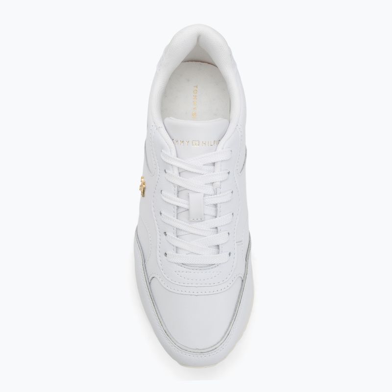 Tommy Hilfiger women's shoes Leather Runner white 5
