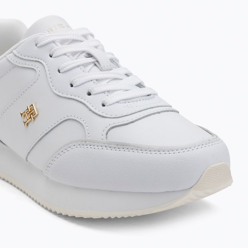 Tommy Hilfiger women's shoes Leather Runner white 7