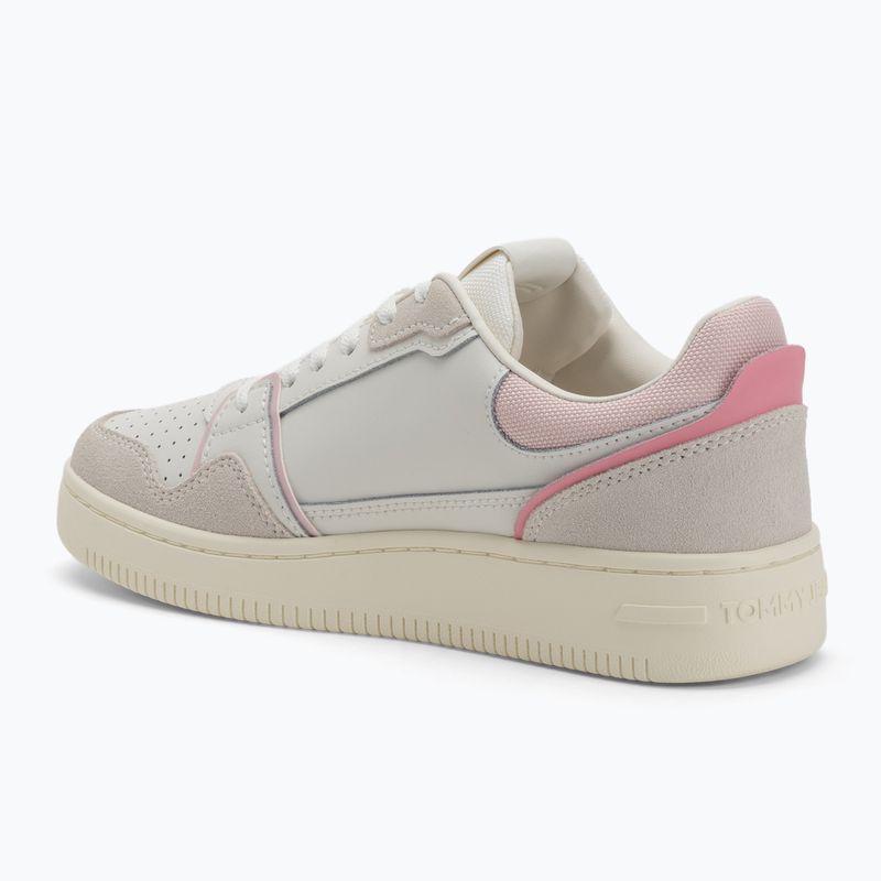 Tommy Jeans Retro Basket women's shoes ecru/misty pink 3