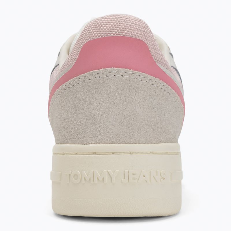 Tommy Jeans Retro Basket women's shoes ecru/misty pink 6