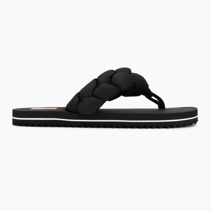 Women's flip-flops Tommy Hilfiger Braided Thong black 2