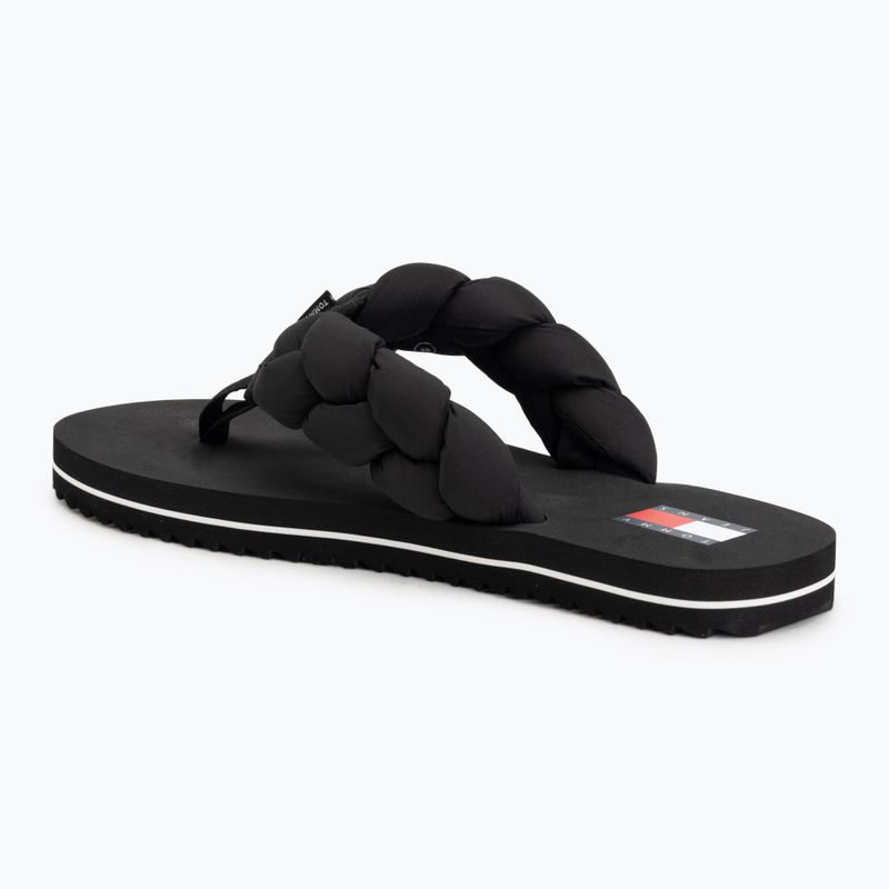Women's flip-flops Tommy Hilfiger Braided Thong black 3