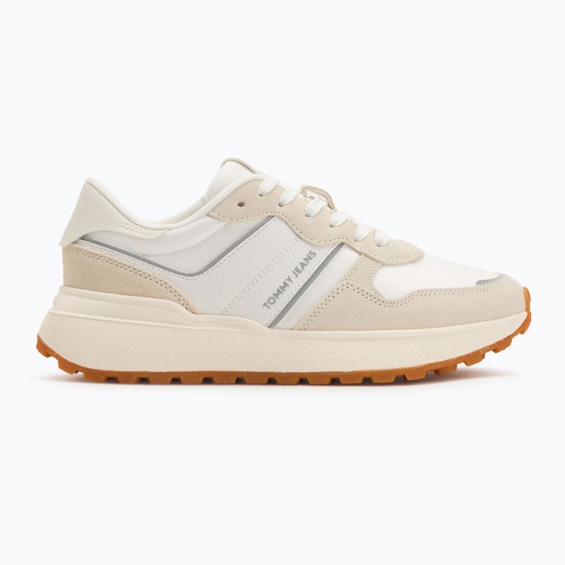 Tommy Jeans Cleated Runner ecru women's shoes 2