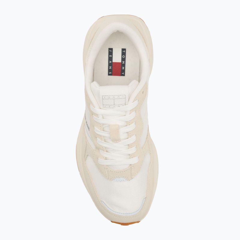 Tommy Jeans Cleated Runner ecru women's shoes 5