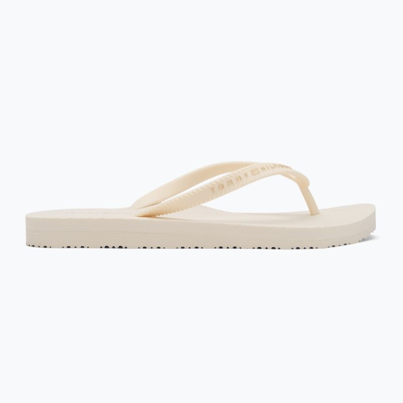 Women's Tommy Hilfiger Strap Beach Sandal ivory petal flip flops 2