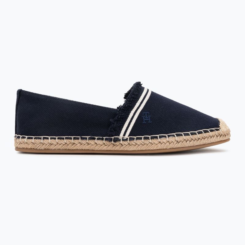 Women's espadrilles Tommy Hilfiger Fringe Canvas Closed space blue 2