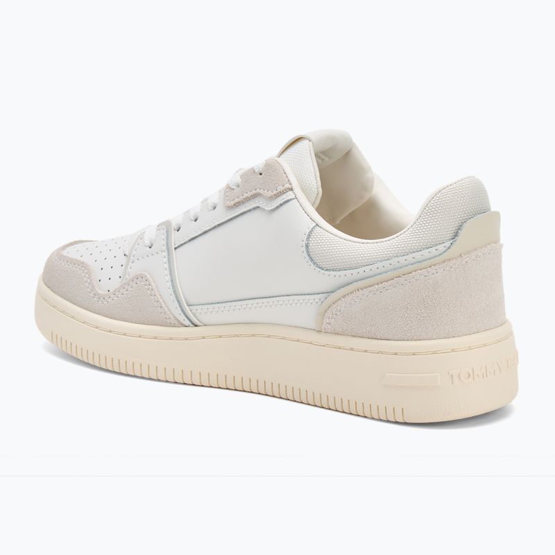 Tommy Jeans Retro Basket women's shoes ecru/stratus grey 3