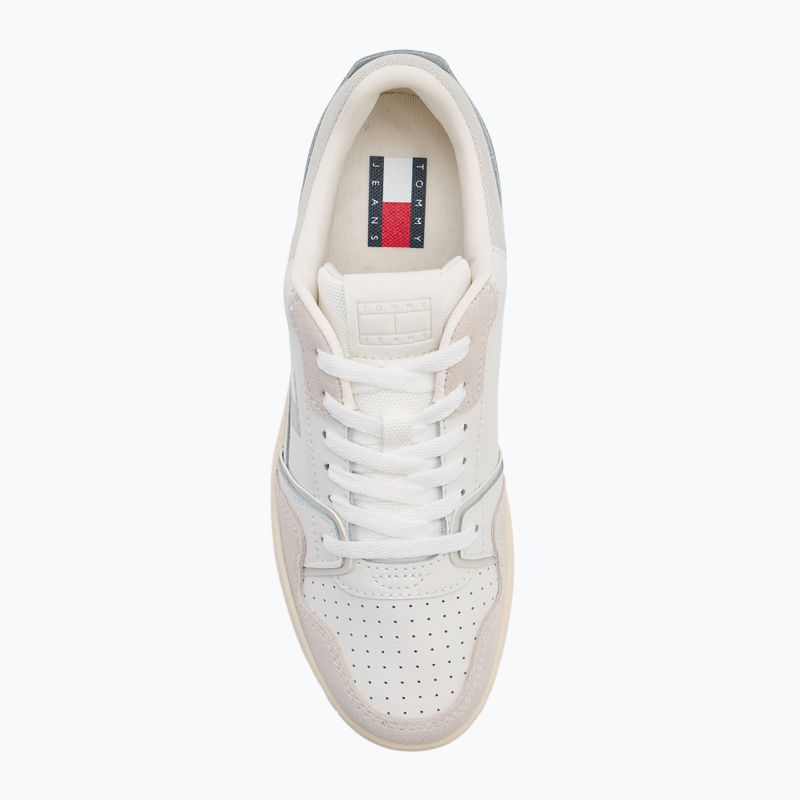 Tommy Jeans Retro Basket women's shoes ecru/stratus grey 5