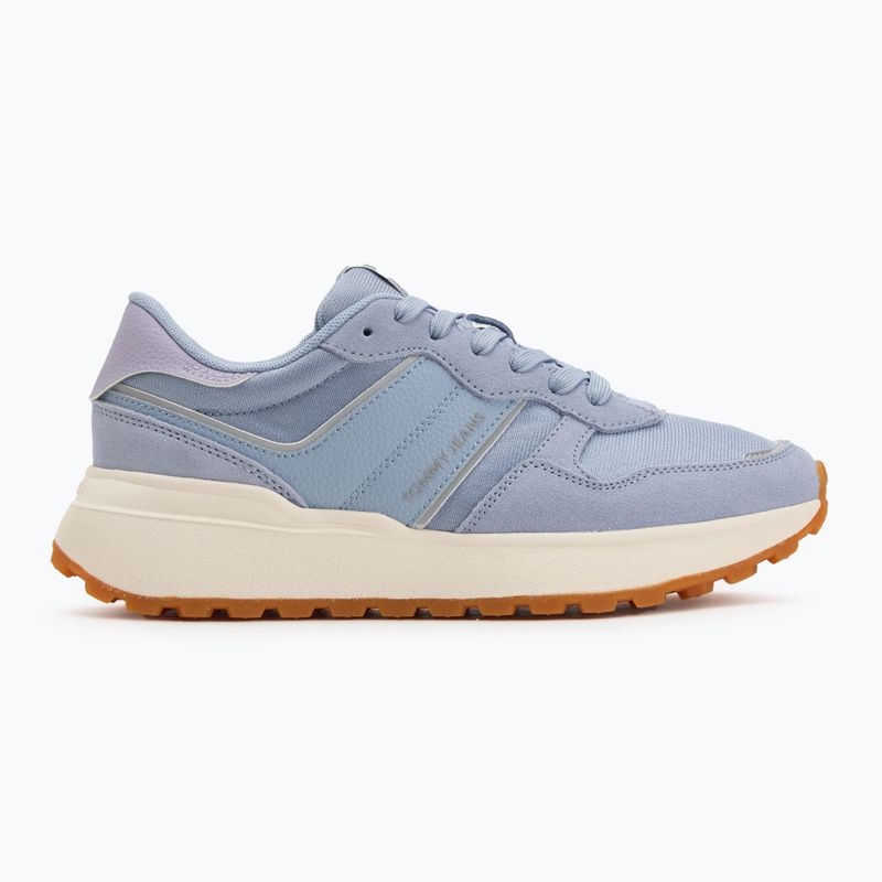 Tommy Jeans women's Cleated Runner blue chime shoes 2