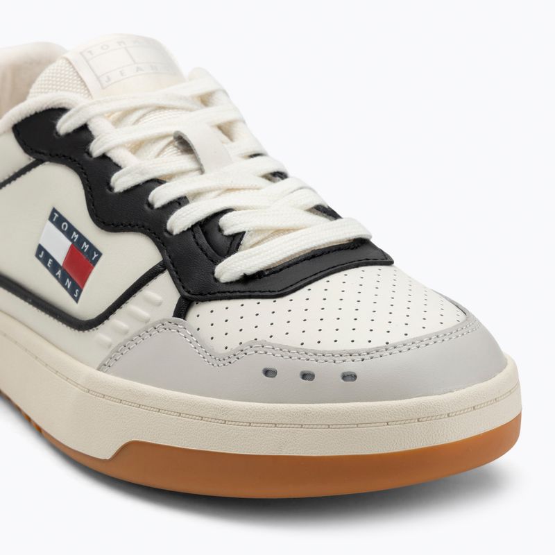 Men's Tommy Jeans Cupsole Elevated Leather ivory shoes 7