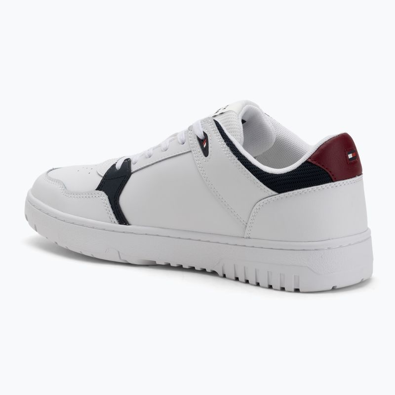 Men's Tommy Hilfiger Basket Core Lite Lth Mix white shoes 3